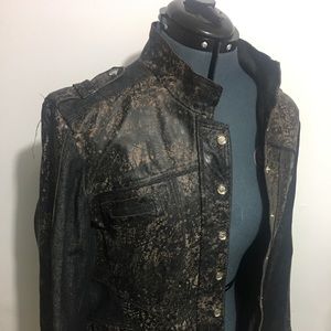 🌸MAKE AN OFFER🌸 H&D Classic Real Leather Jacket